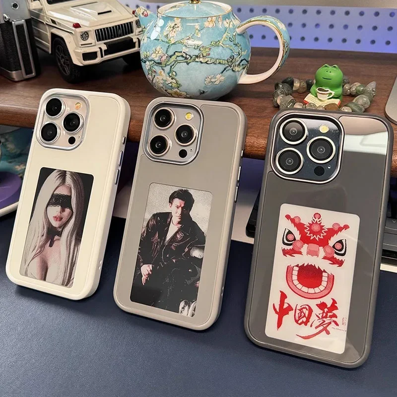 New-Tech NFC Function Phone Case for iPhone 15 14 13 Pro Max DIY Cases E Ink Screen Phone Cover Cartoon Girl Boy Battery Free
New-Tech NFC Function Phone Case for iPhone 15 14 13 Pro Max DIY Cases E Ink Screen Phone Cover Cartoon Girl Boy Battery Free