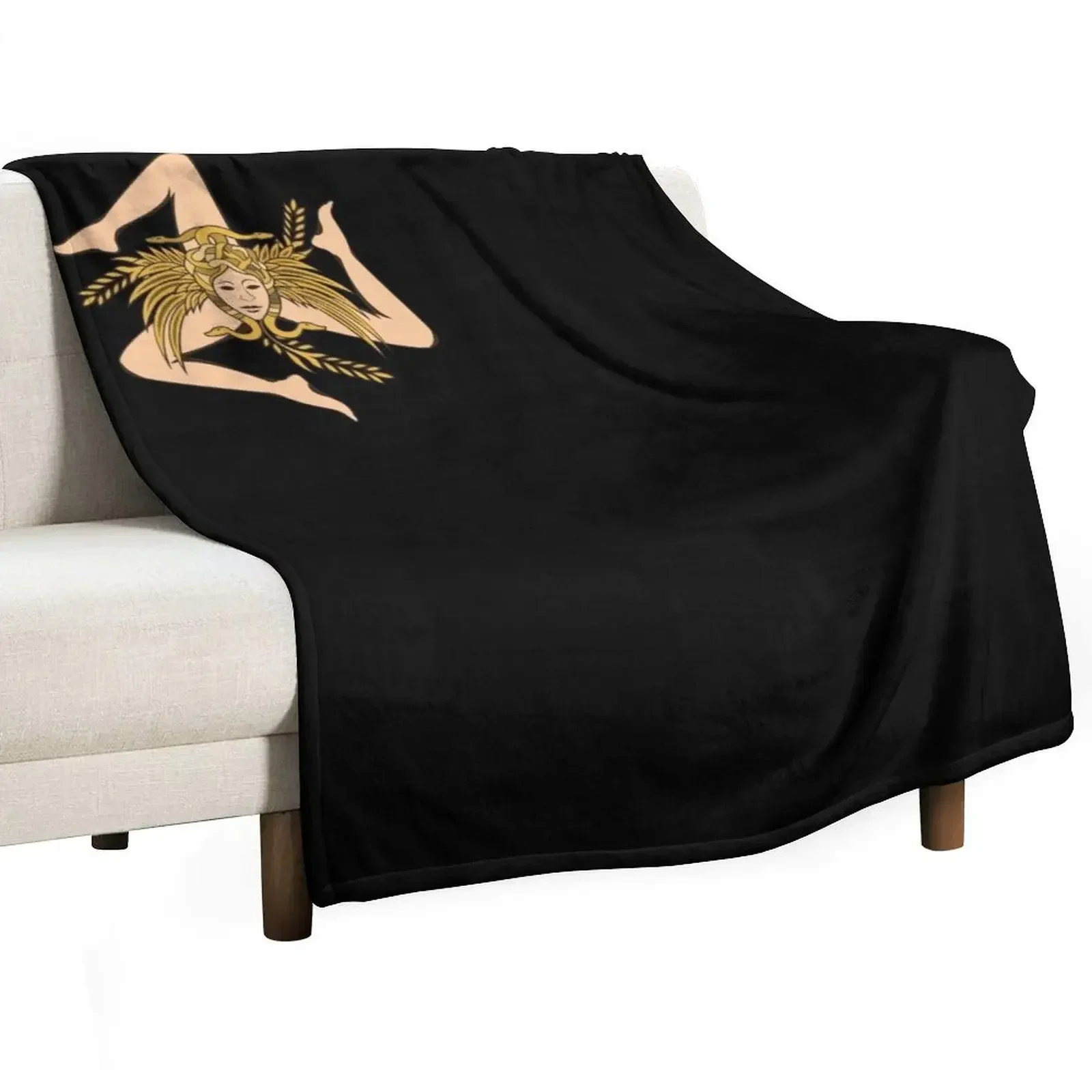 Sicily Trinacria Throw Blanket Retros halloween Baby Flannel Blankets
Sicily Trinacria Throw Blanket Retros halloween Baby Flannel Blankets