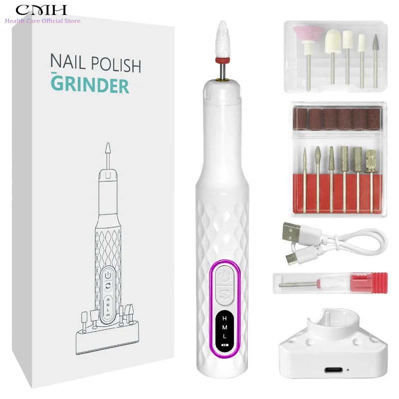 Cordless Rechargeable Professional Nail Drill Portable Acrylic Gel Remover Manicure Pedicure Tool with Sanding Bands Salon Home
Cordless Rechargeable Professional Nail Drill Portable Acrylic Gel Remover Manicure Pedicure Tool with Sanding Bands Salon Home