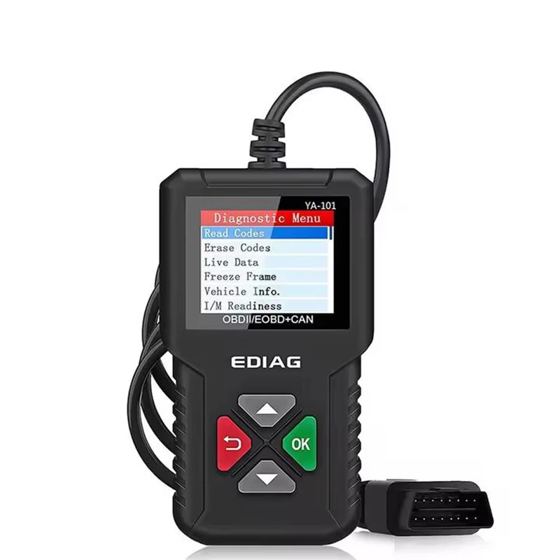1PC YA101 OBD2 Diagnostic Tool - Multi Language, Fault Code Reader, OBD Detector, Car Accessories & Tools, Fits OBD2 Cars
1PC YA101 OBD2 Diagnostic Tool - Multi Language, Fault Code Reader, OBD Detector, Car Accessories & Tools, Fits OBD2 Cars