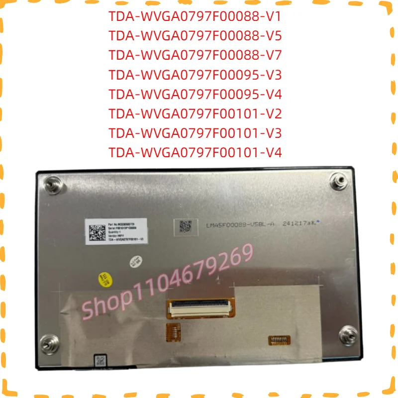 8 inch TDA-WVGA0797F00101-V3 V2 TDA-WVGA0797F00088-V1 TDA-WVGA0797F00095-V3 V4 LCD touch screen For Kia Seltos Niro Picanto LCD
8 inch TDA-WVGA0797F00101-V3 V2 TDA-WVGA0797F00088-V1 TDA-WVGA0797F00095-V3 V4 LCD touch screen For Kia Seltos Niro Picanto LCD