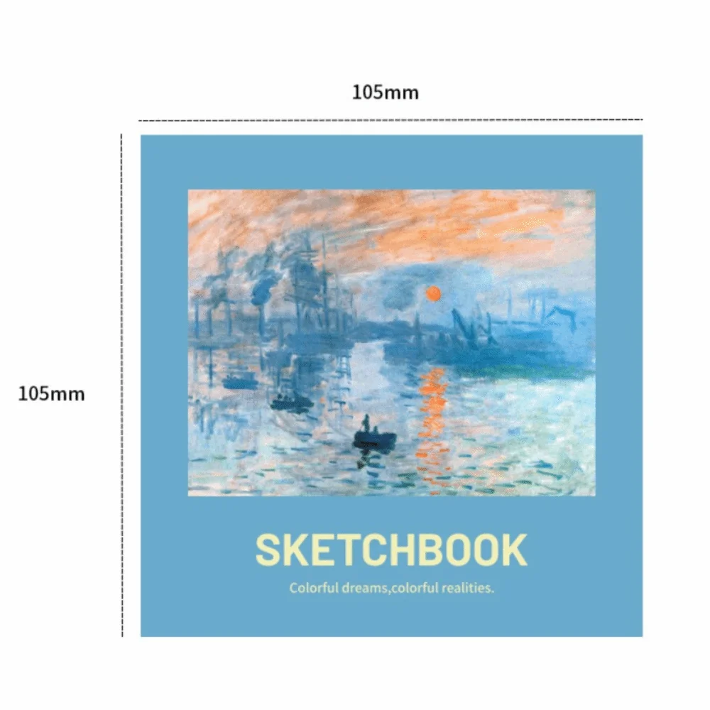 96 Sheets Mini Drawing Book Square Shape Blank Pages Sketchbook Portable Size Mini Format Sketching Book Sketching Practice
96 Sheets Mini Drawing Book Square Shape Blank Pages Sketchbook Portable Size Mini Format Sketching Book Sketching Practice
