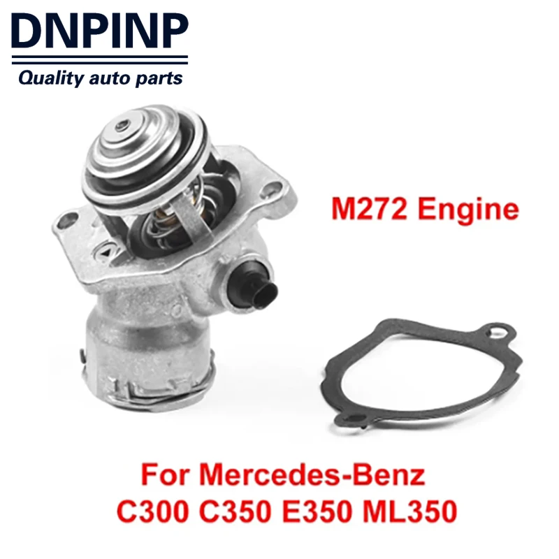 Engine Coolant Thermostat Assembly with Sensor for Mercedes C300 C350 E350 ML350 2722000115, 2722000415, A2722000415,A2722000115
Engine Coolant Thermostat Assembly with Sensor for Mercedes C300 C350 E350 ML350 2722000115, 2722000415, A2722000415,A2722000115