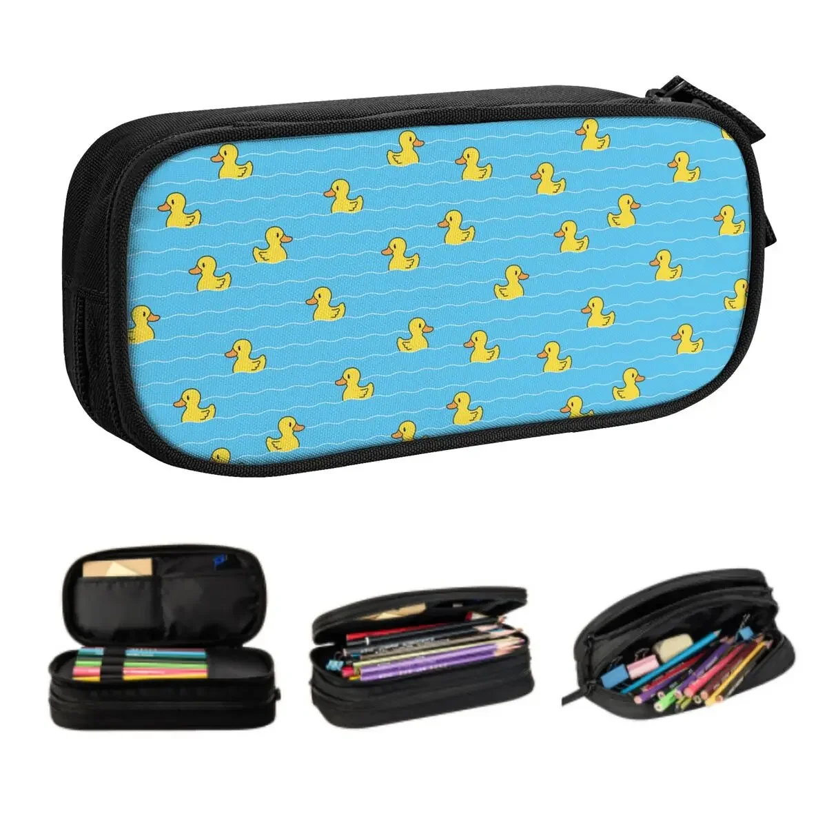 Korean Custom Cute Rubber Duck Swimming Pencil Cases for Girls Boys Large Capacity Pen Bag Box School Supplies
Korean Custom Cute Rubber Duck Swimming Pencil Cases for Girls Boys Large Capacity Pen Bag Box School Supplies