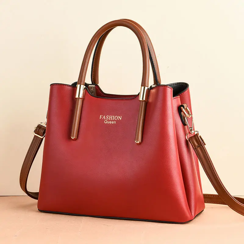 Soft Leather Feel Women's Handbag 2025 New Large Capaci Korean Sle Faionable Crossbody Soft Leather Mom Bag
Soft Leather Feel Women's Handbag 2025 New Large Capaci Korean Sle Faionable Crossbody Soft Leather Mom Bag