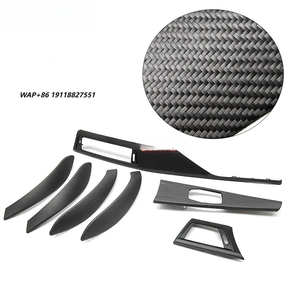 7pcs Car Interior Trim Gear Shift Trim Door Handle Armrest Panel for 3 4 Series F30 F31 F34 GT F32 F33 F36 M3 M4 F80 F82 F83
7pcs Car Interior Trim Gear Shift Trim Door Handle Armrest Panel for 3 4 Series F30 F31 F34 GT F32 F33 F36 M3 M4 F80 F82 F83