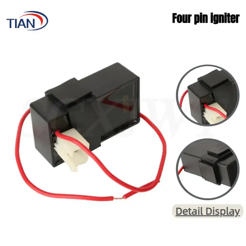 Universal 4-Pin Wired Igniter CDI Module for Motorcycle Quad & Dirt Pit Bikes Scooter Go Kart Moped 4 Wheeler ATV
Universal 4-Pin Wired Igniter CDI Module for Motorcycle Quad & Dirt Pit Bikes Scooter Go Kart Moped 4 Wheeler ATV