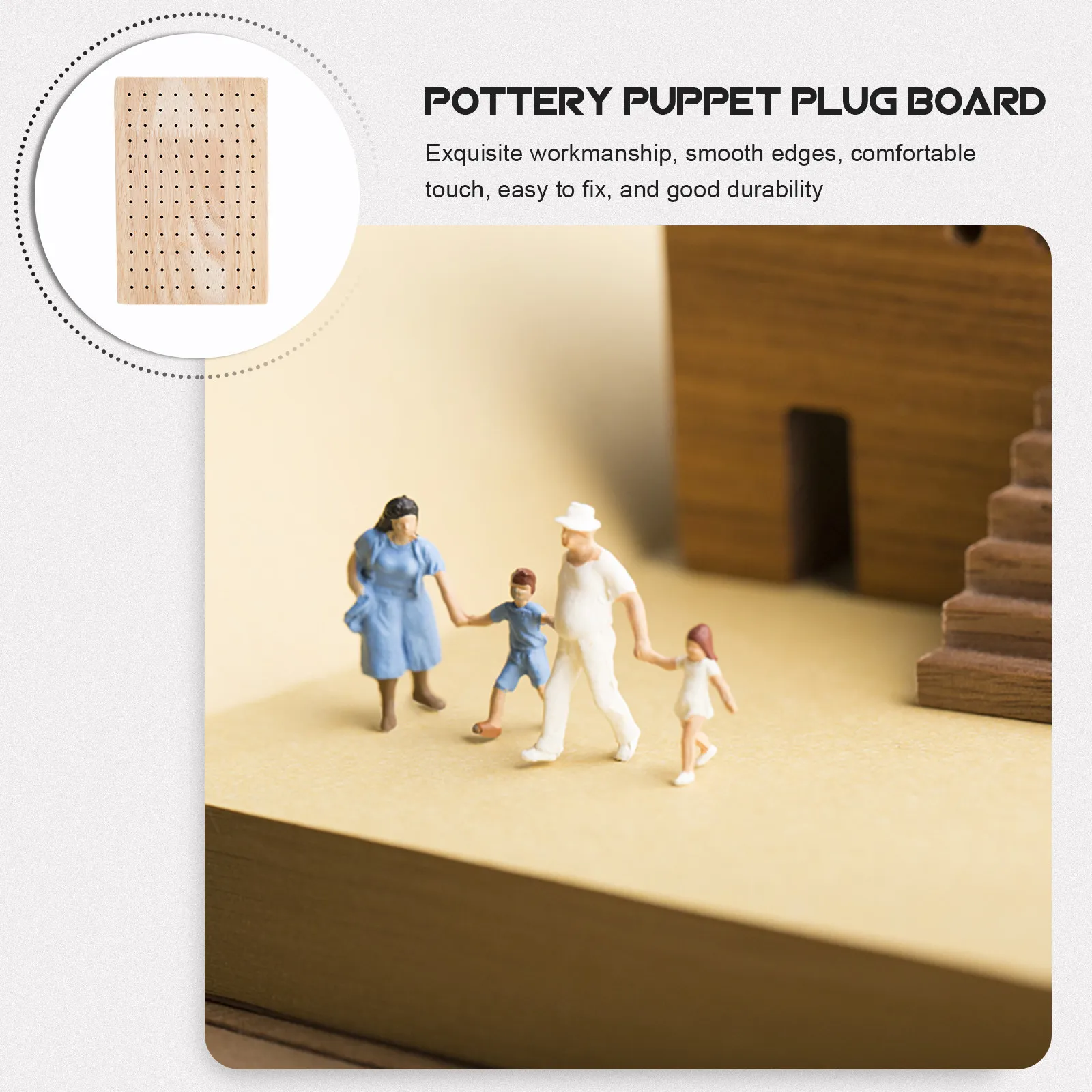 2Pcs Smooth Edge Wooden Clay Figure Support Board Display Rack Drying Board for Pottery Crafts Storage and Showcase Accessory
2Pcs Smooth Edge Wooden Clay Figure Support Board Display Rack Drying Board for Pottery Crafts Storage and Showcase Accessory