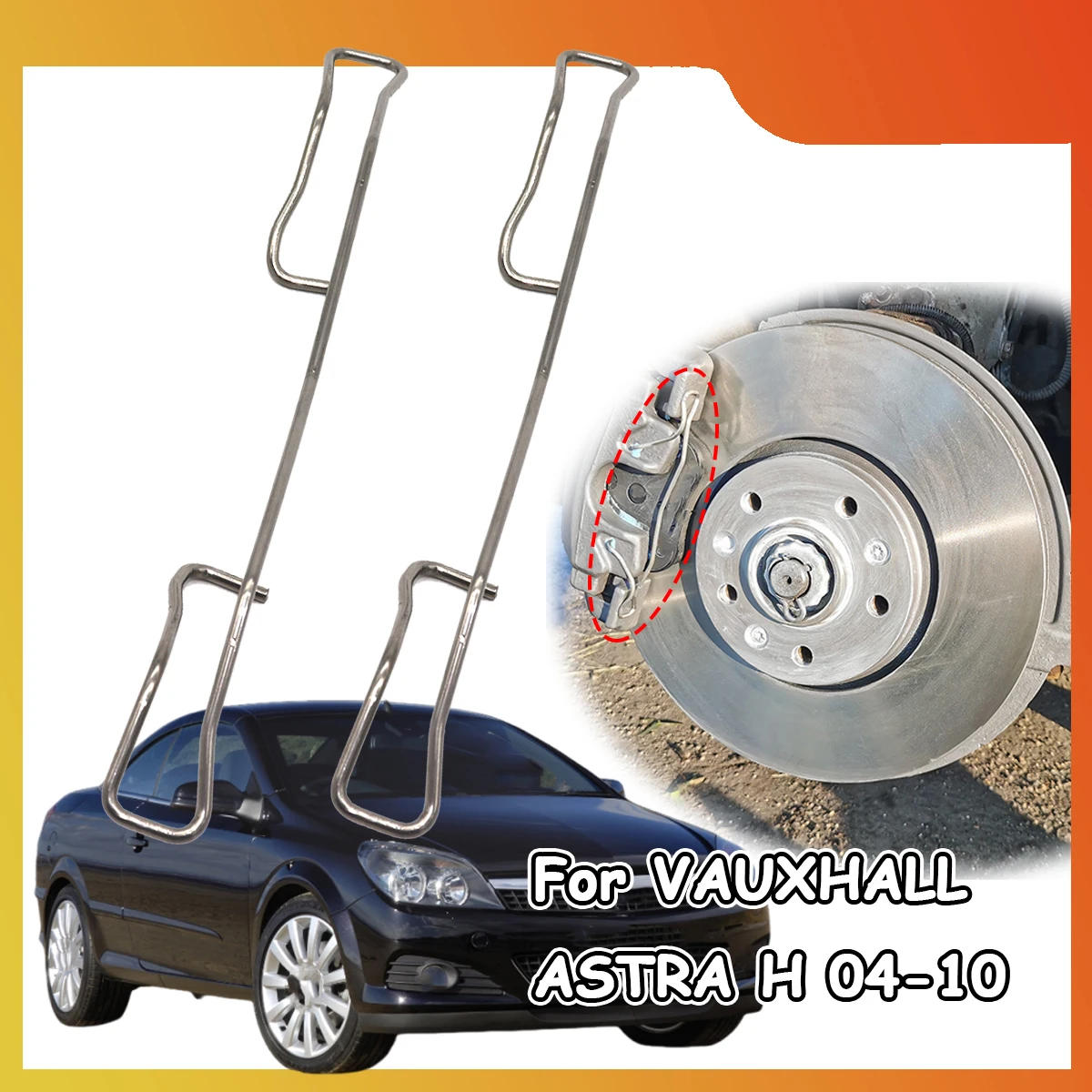 Front Left Right Brake Pads Fittings Caliper Spring Fit Retainer Anti-Rattle Clip Replacement Fix For VAUXHALL ASTRA H 2004-2010
Front Left Right Brake Pads Fittings Caliper Spring Fit Retainer Anti-Rattle Clip Replacement Fix For VAUXHALL ASTRA H 2004-2010