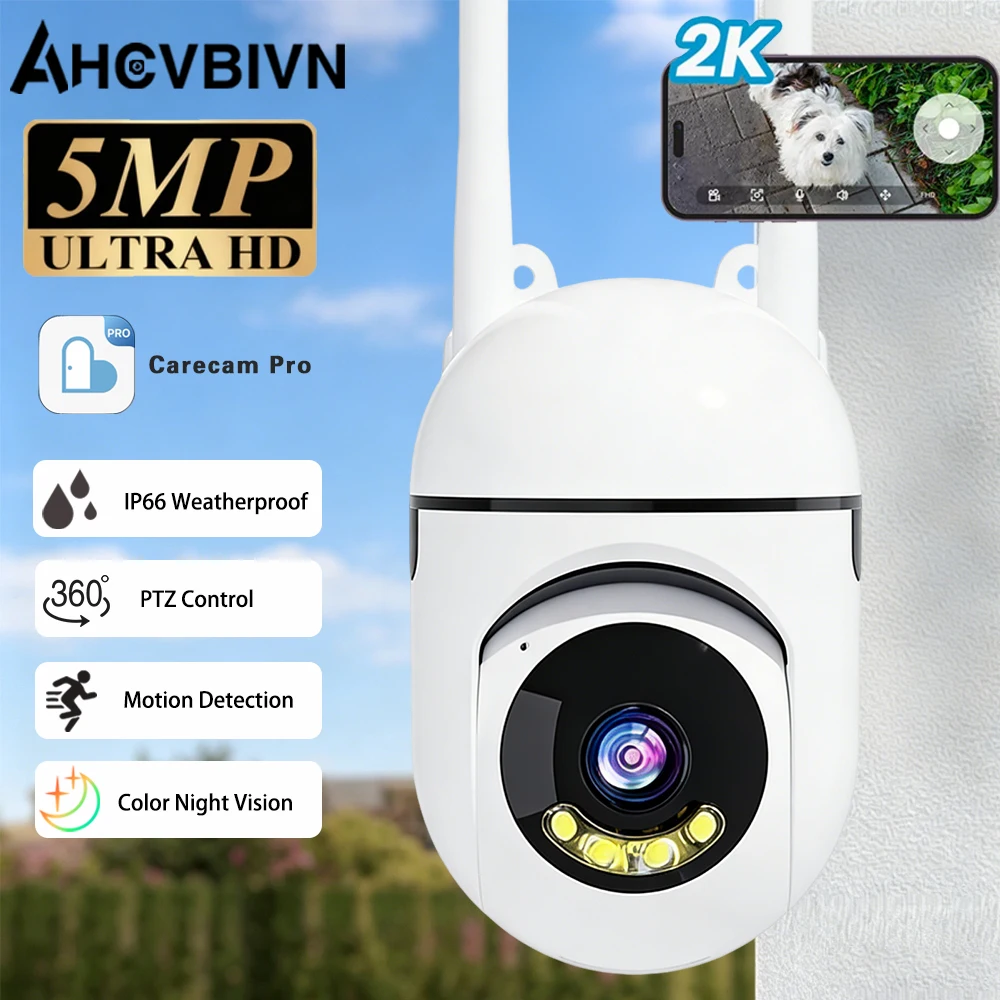 Mini 5MP Carecam Pro HD Camera 355° Surveillance Camera Night Vision Motion Detection Siren WiFi Remote Two-Way Audio Waterproo
Mini 5MP Carecam Pro HD Camera 355° Surveillance Camera Night Vision Motion Detection Siren WiFi Remote Two-Way Audio Waterproo