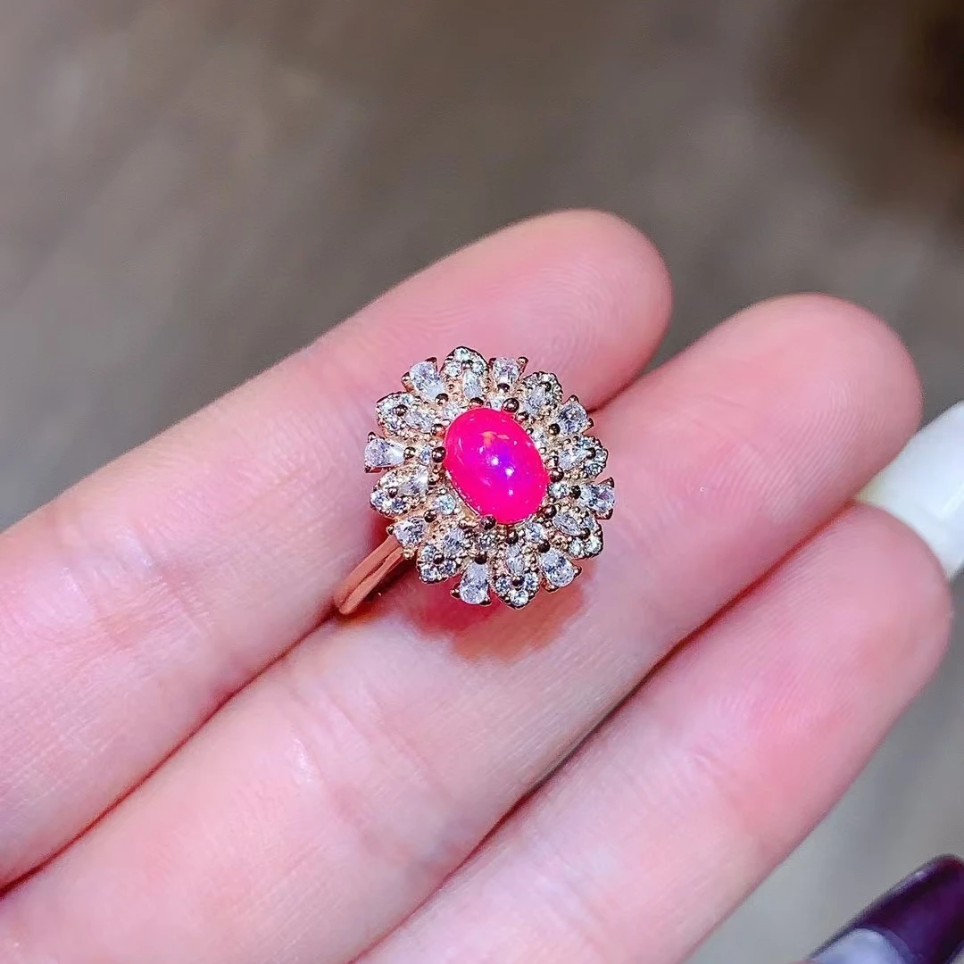 KJJEAXCMY purely High clarity Natural Opal S925 silver exquisitely Ring Full of luster Simple,Bestseller for Birthday present
KJJEAXCMY purely High clarity Natural Opal S925 silver exquisitely Ring Full of luster Simple,Bestseller for Birthday present