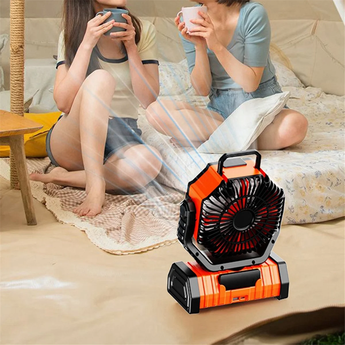 N18R Outdoor Camping Fan with Light, 20000mAh Rechargeable, High Capacity, Long Lasting for Fishing and Camping
N18R Outdoor Camping Fan with Light, 20000mAh Rechargeable, High Capacity, Long Lasting for Fishing and Camping