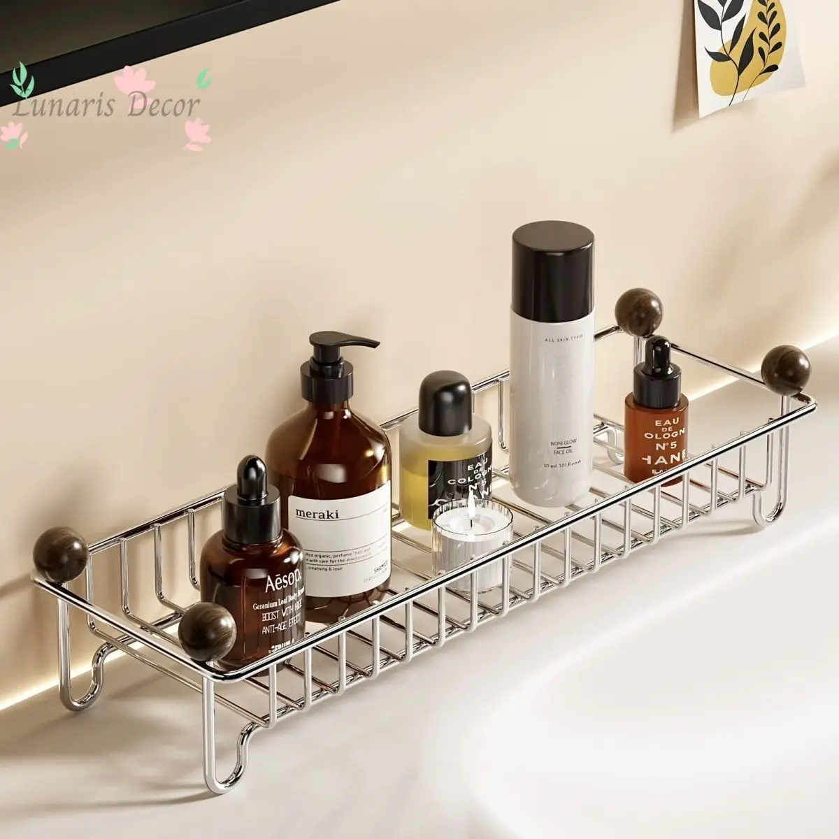 Washing table, storage rack, bathroom drain rack, countertop, skin care products, cosmetics, large-capacity storage, finishing
Washing table, storage rack, bathroom drain rack, countertop, skin care products, cosmetics, large-capacity storage, finishing