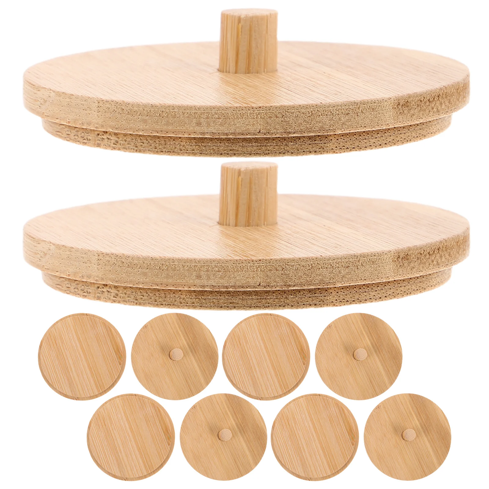 10Pcs Cotton Swab Jar Lid Bamboo Cover for Bathroom Storage Organizer Cotton Bud Holder Container Dispenser Box
10Pcs Cotton Swab Jar Lid Bamboo Cover for Bathroom Storage Organizer Cotton Bud Holder Container Dispenser Box
