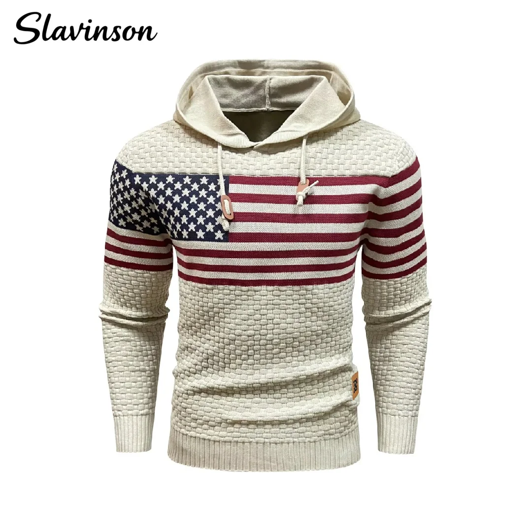 Slavinson Men's Sweatshirt Spring Outdoor Hooded Sweater Long Sleeve Knitted Hoodie Pullover Sweater Casual Clothing US Size
Slavinson Men's Sweatshirt Spring Outdoor Hooded Sweater Long Sleeve Knitted Hoodie Pullover Sweater Casual Clothing US Size
