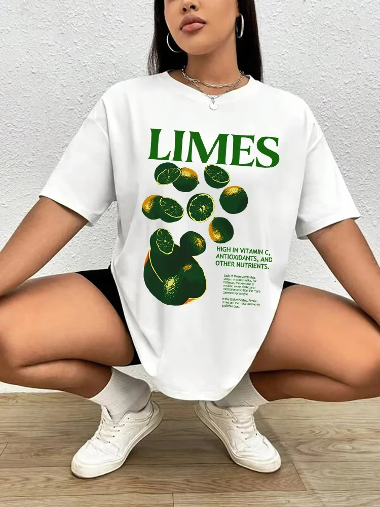 2025 Fashion Retro Limes Graphic Fresh Lemon Vintage Aesthetic T-Shirts Short Sleeve Harajuku Street Style Oversized Loose Tops
2025 Fashion Retro Limes Graphic Fresh Lemon Vintage Aesthetic T-Shirts Short Sleeve Harajuku Street Style Oversized Loose Tops