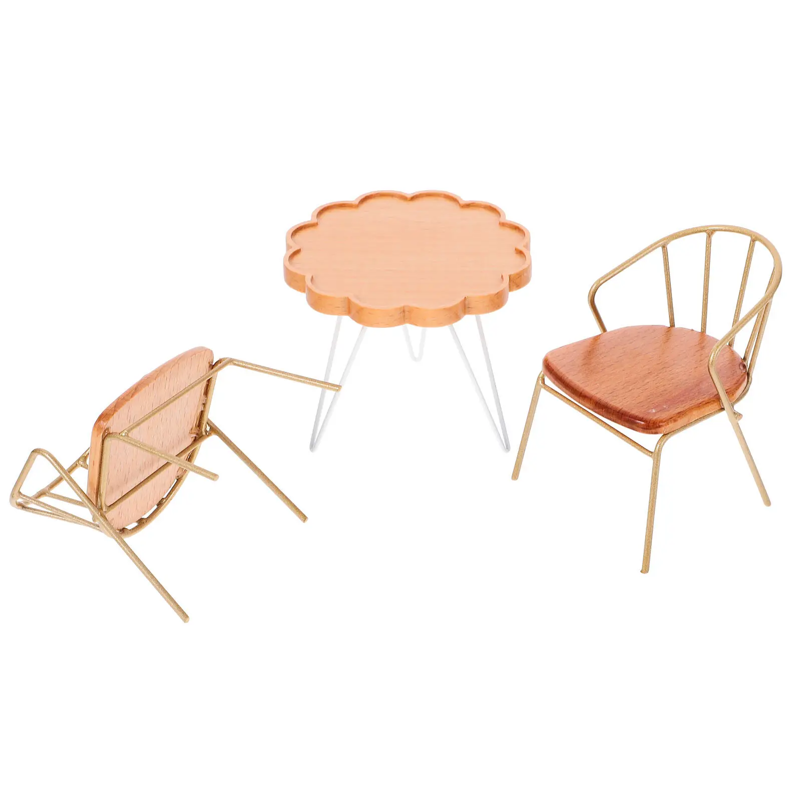1Set Dollhouse Accessories Mini Table Chair Set Wooden Miniature Furniture Retro Scene Decoration Gift Table Chair Set
1Set Dollhouse Accessories Mini Table Chair Set Wooden Miniature Furniture Retro Scene Decoration Gift Table Chair Set