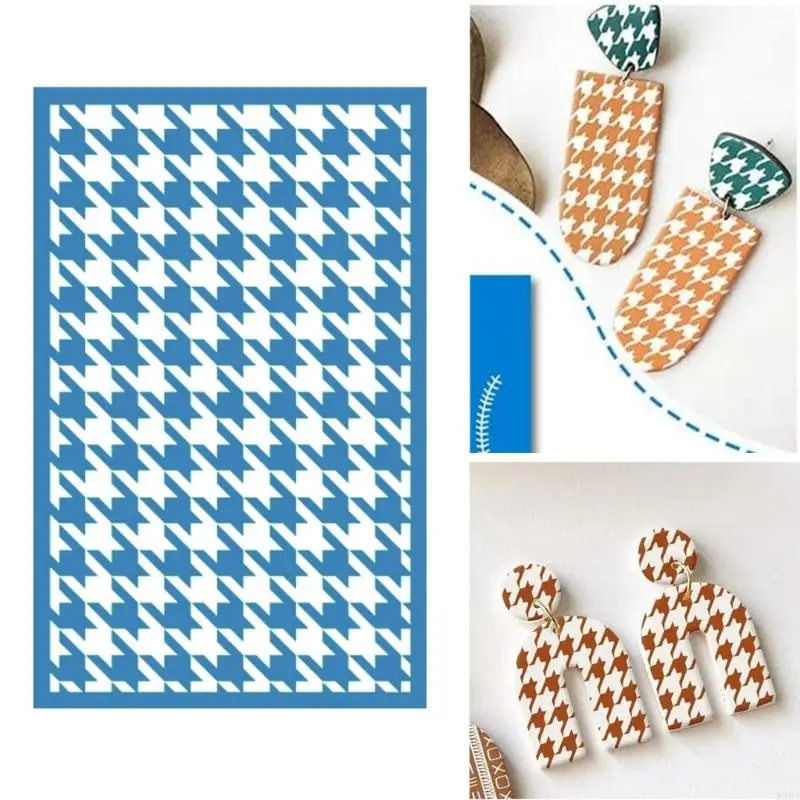 896A Reusable Silkscreen Print DIY Craft Geometric Silk Screen Stencils Templates for Printing on Clay Jewelry Earrings Decor
896A Reusable Silkscreen Print DIY Craft Geometric Silk Screen Stencils Templates for Printing on Clay Jewelry Earrings Decor