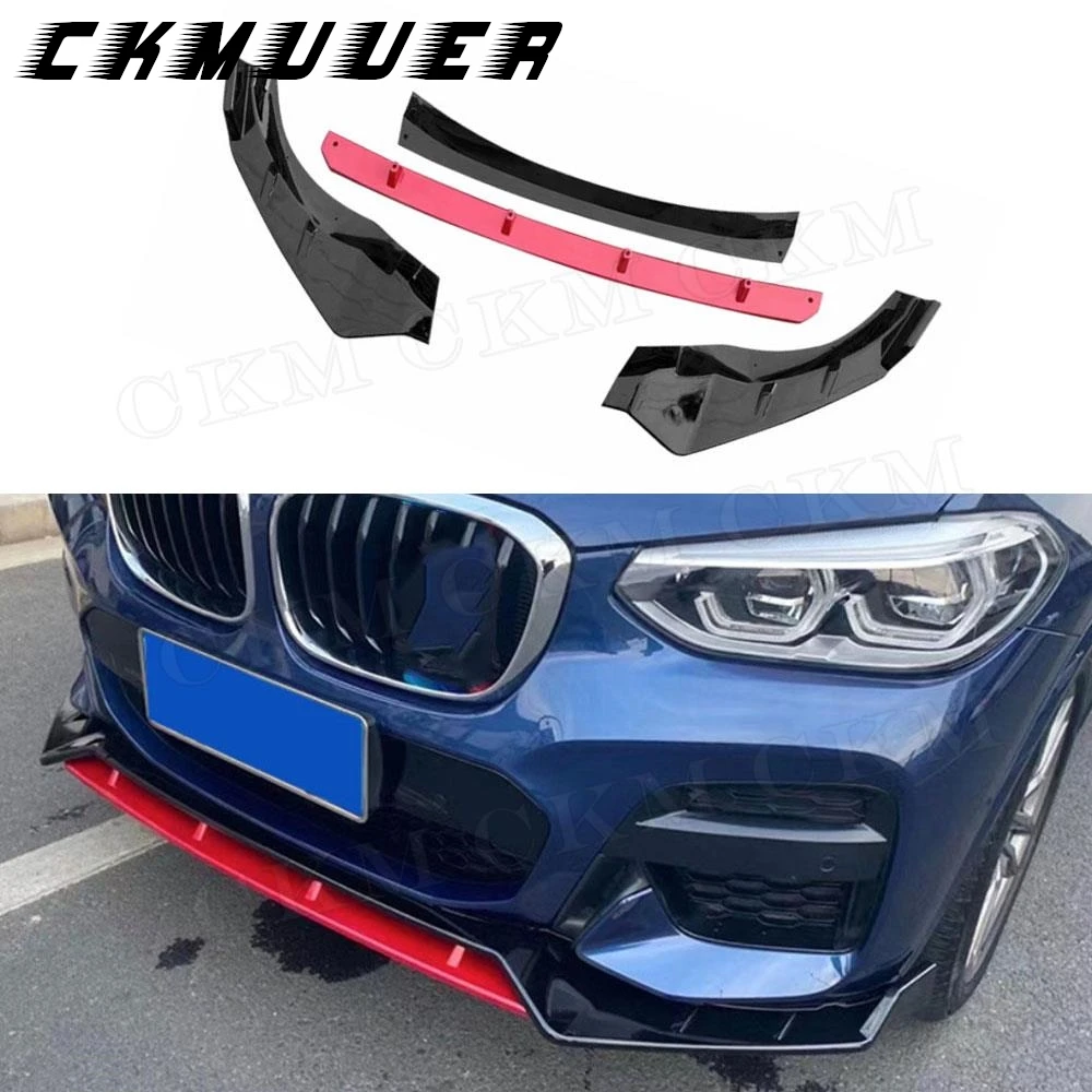 CKMUUER Carbon Look Car Front Bumper Lip Chin Spoiler For BMW X3 G01 X4 G02 M Sport 2019-2021 Gloss Black Front Lip
CKMUUER Carbon Look Car Front Bumper Lip Chin Spoiler For BMW X3 G01 X4 G02 M Sport 2019-2021 Gloss Black Front Lip