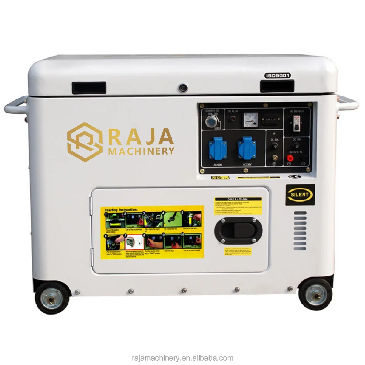 High Quality 5000W 5KW 5KVA Single Cylinder Silent Type Generators in Outdoor
High Quality 5000W 5KW 5KVA Single Cylinder Silent Type Generators in Outdoor
