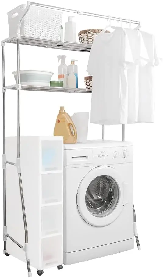 2-Tier Laundry Room Shelf Over Washing Hine Storage Utility Ra Above Toilet Washer Dryer Bathroom Organizer Width Adjustable
2-Tier Laundry Room Shelf Over Washing Hine Storage Utility Ra Above Toilet Washer Dryer Bathroom Organizer Width Adjustable