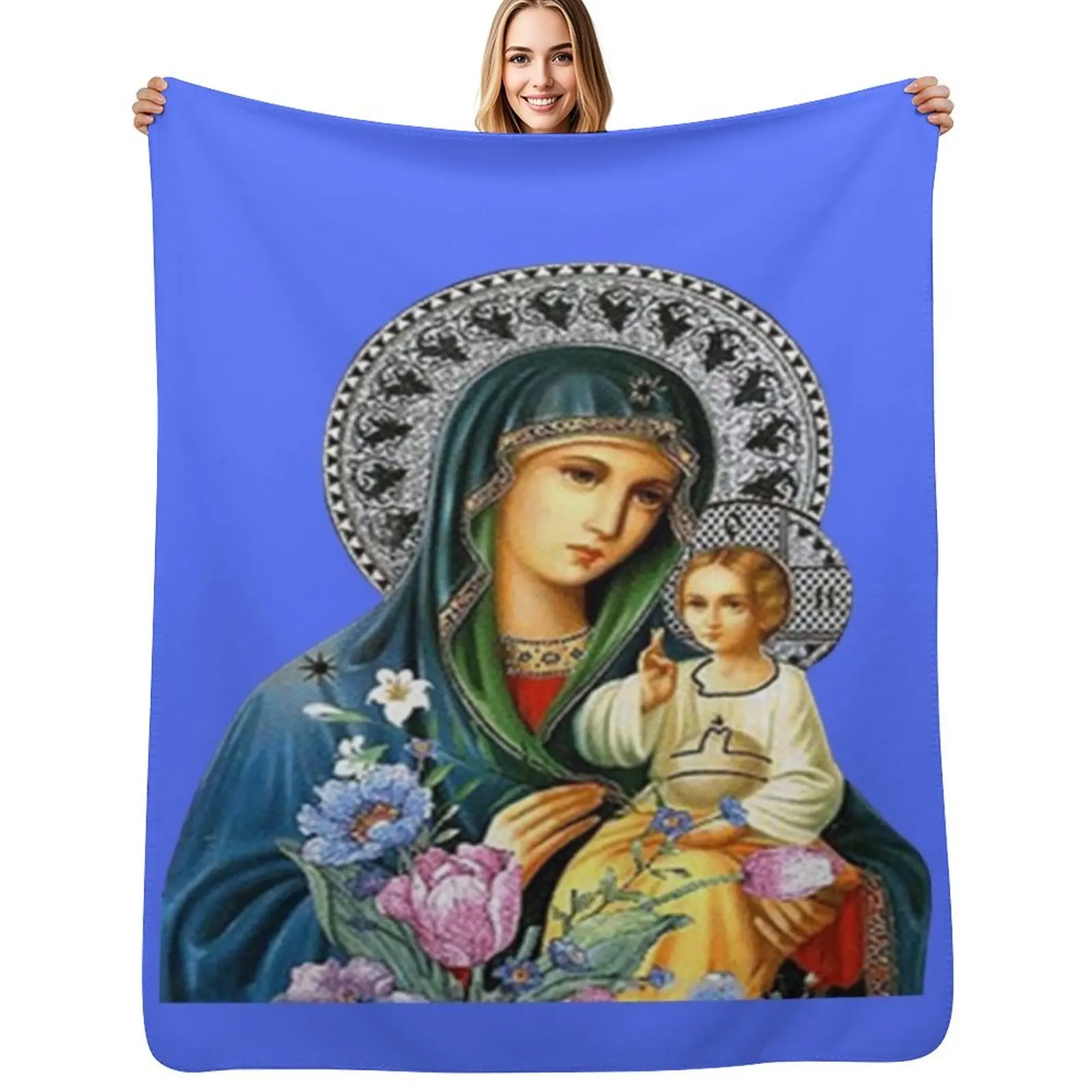 The Mother of God; Virgin Mary Throw Blanket No Pilling Soft Warm Blanket for Bed
The Mother of God; Virgin Mary Throw Blanket No Pilling Soft Warm Blanket for Bed