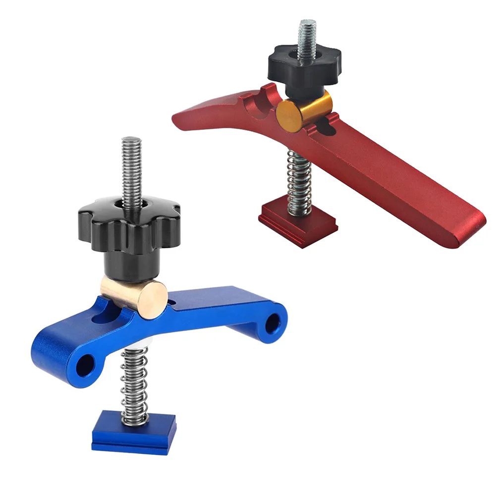 T-Track Hold Down Clamp T Slot Clamp M8 T Screw Aluminum Alloy Quick Acting Hold Down Clamp Metal Fixed Clamp Woodworking Tool
T-Track Hold Down Clamp T Slot Clamp M8 T Screw Aluminum Alloy Quick Acting Hold Down Clamp Metal Fixed Clamp Woodworking Tool