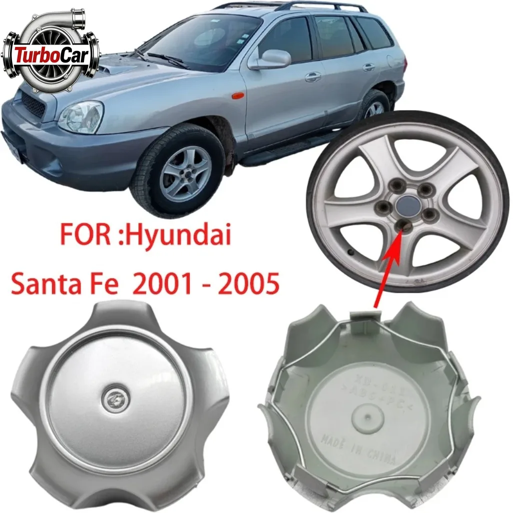 Для Hyundai Santa Fe 2001-2005: Центральные колпаки-заглушки (OEM 52960-26200), 4 шт., замена колпаков ступиц колес
Для Hyundai Santa Fe 2001-2005: Центральные колпаки-заглушки (OEM 52960-26200), 4 шт., замена колпаков ступиц колес
