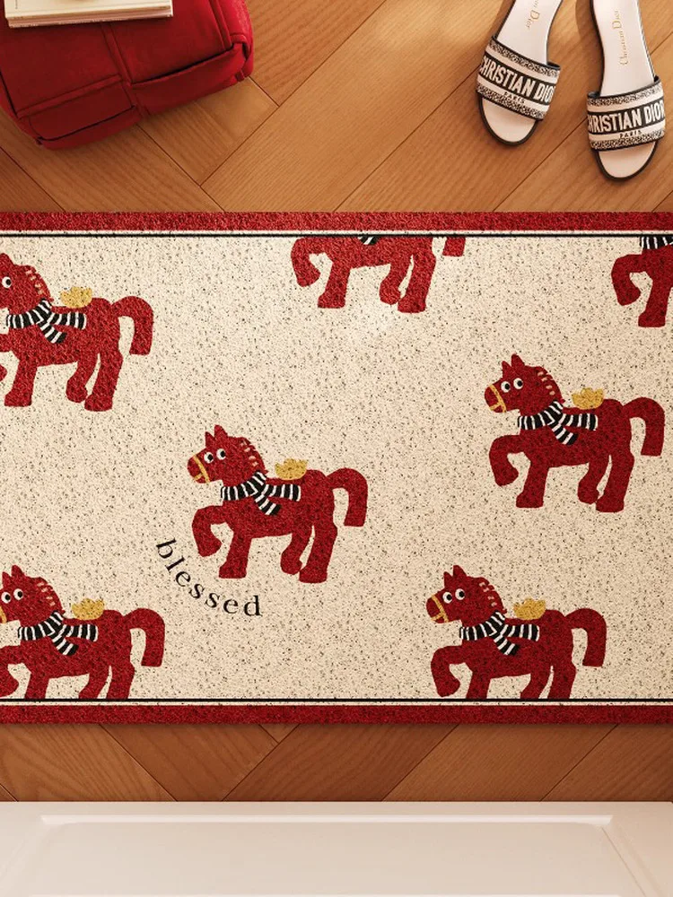 Quality 2026 Year of the Entrance Door Mat Customizable Anti-Slip Silk Circle Mud Scraper Home Entrance Rug
Quality 2026 Year of the Entrance Door Mat Customizable Anti-Slip Silk Circle Mud Scraper Home Entrance Rug