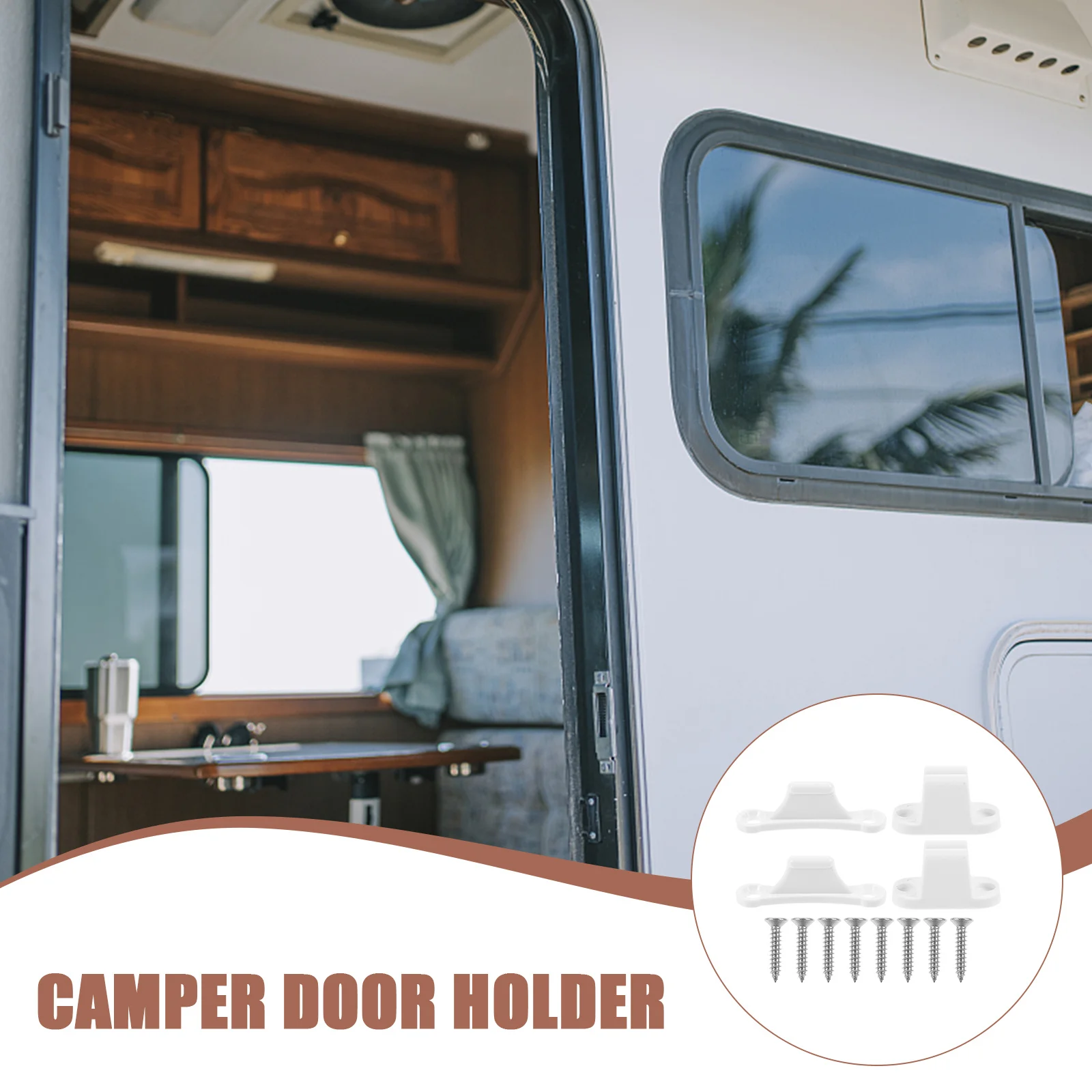 2Pairs Rv Door Retainer Catch Durable Support Modern Aesthetic Trailer Door Hold Open Accessories Rv Locker Catch,
2Pairs Rv Door Retainer Catch Durable Support Modern Aesthetic Trailer Door Hold Open Accessories Rv Locker Catch,