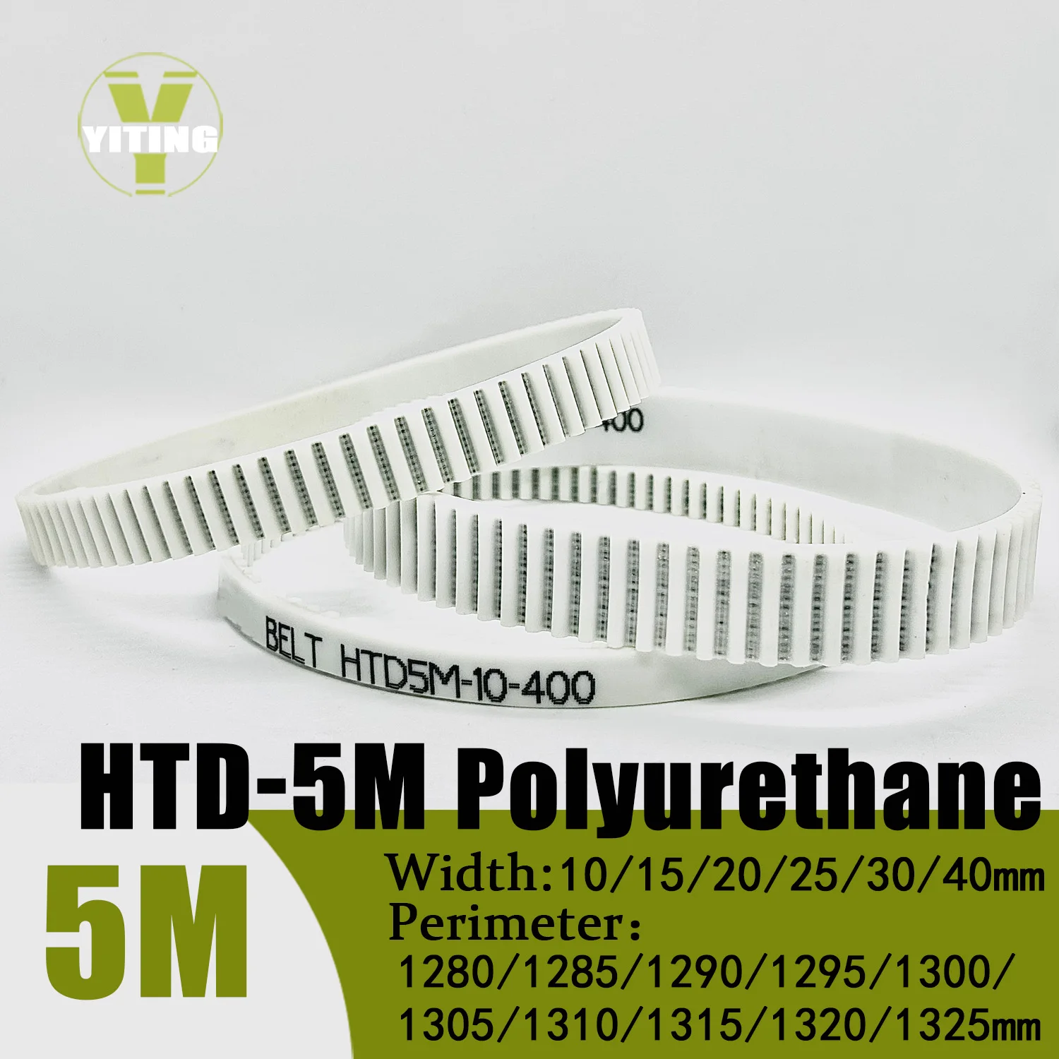 HTD5M Polyurethane Steel Wire Connecting Belt Length1280/1285/1290/1295/1300/1305/1310/1315/1320/1325mm Width10/15/20/25/30/40mm
HTD5M Polyurethane Steel Wire Connecting Belt Length1280/1285/1290/1295/1300/1305/1310/1315/1320/1325mm Width10/15/20/25/30/40mm
