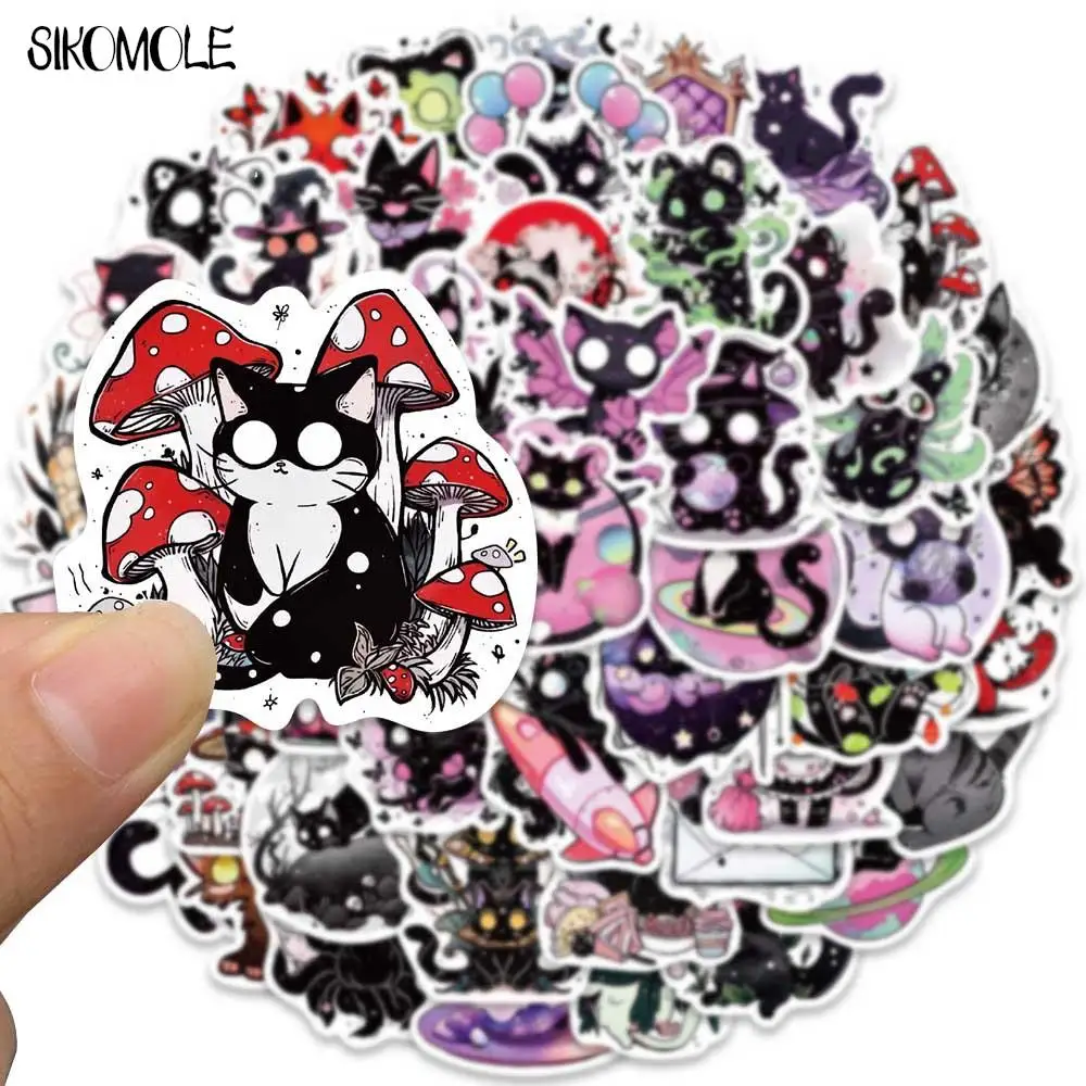 10/30/50PCS Scary Soul Black Cat Stickers Cartoon Animals Kawaii DIY Travel Luggage Guitar Fridge Laptop Decals Graffiti Sticker
10/30/50PCS Scary Soul Black Cat Stickers Cartoon Animals Kawaii DIY Travel Luggage Guitar Fridge Laptop Decals Graffiti Sticker