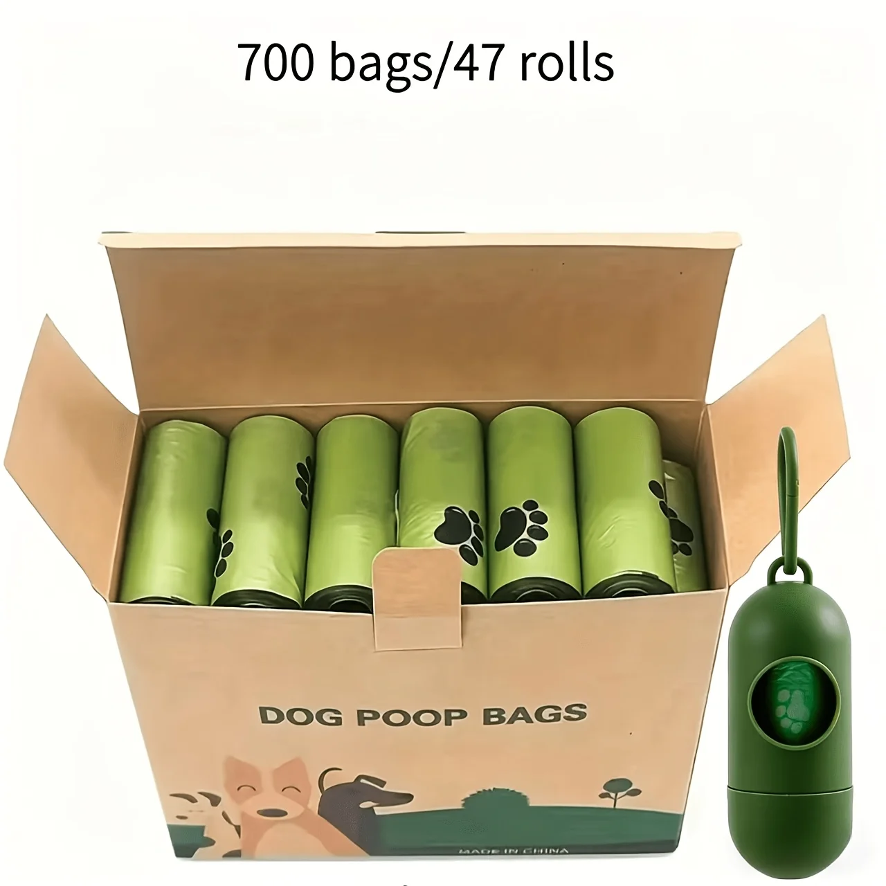 700 Pet Dog And Specific Feces Bags with Bag Dispenser, Leak Proof, Suitable Outdoor Dog Walking/Litter Box Use Local Stock Quick Delivery
700 Pet Dog And Specific Feces Bags with Bag Dispenser, Leak Proof, Suitable Outdoor Dog Walking/Litter Box Use Local Stock Quick Delivery