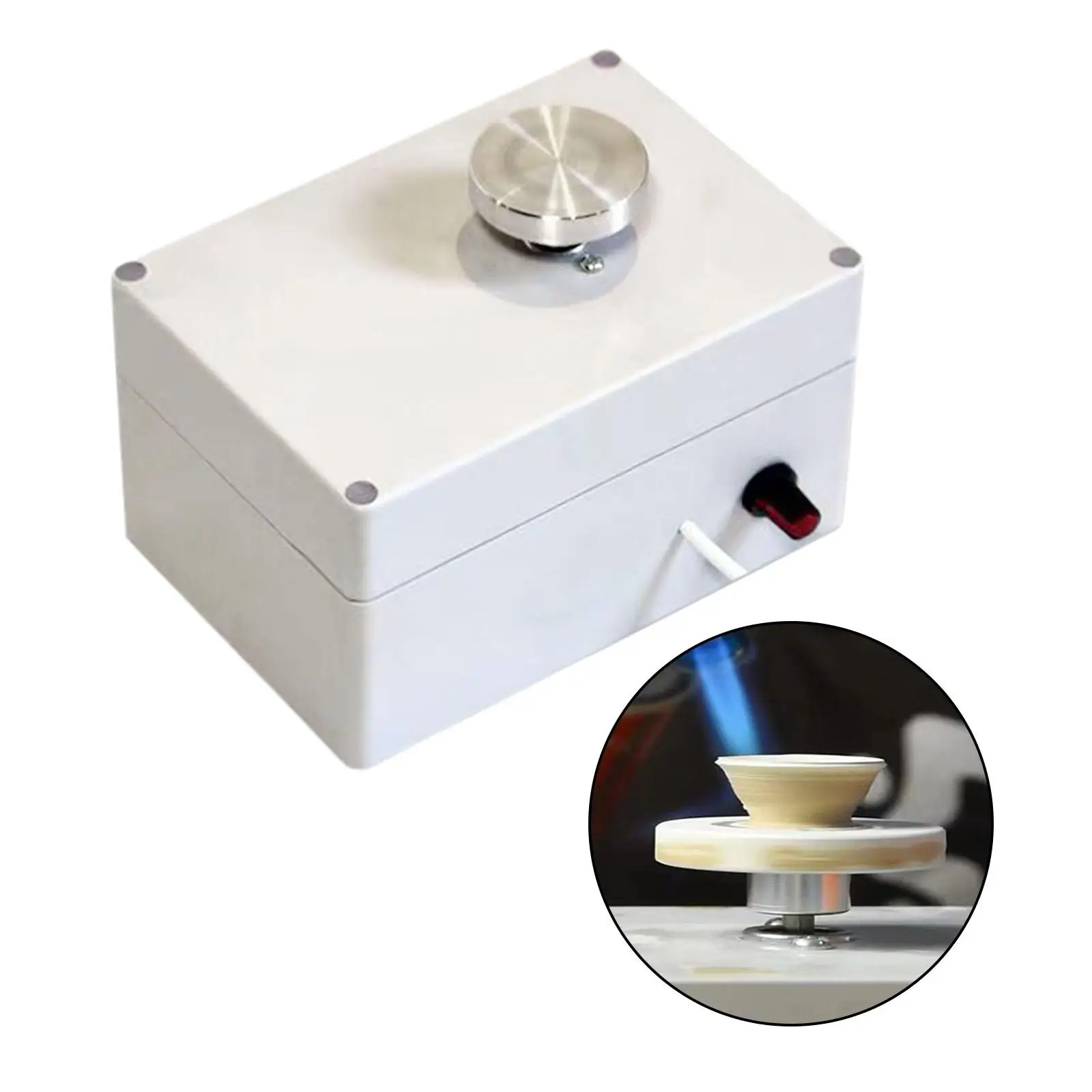 Electric Pottery Wheel with Tray 4.5cm Turntable DIY Forming
Electric Pottery Wheel with Tray 4.5cm Turntable DIY Forming