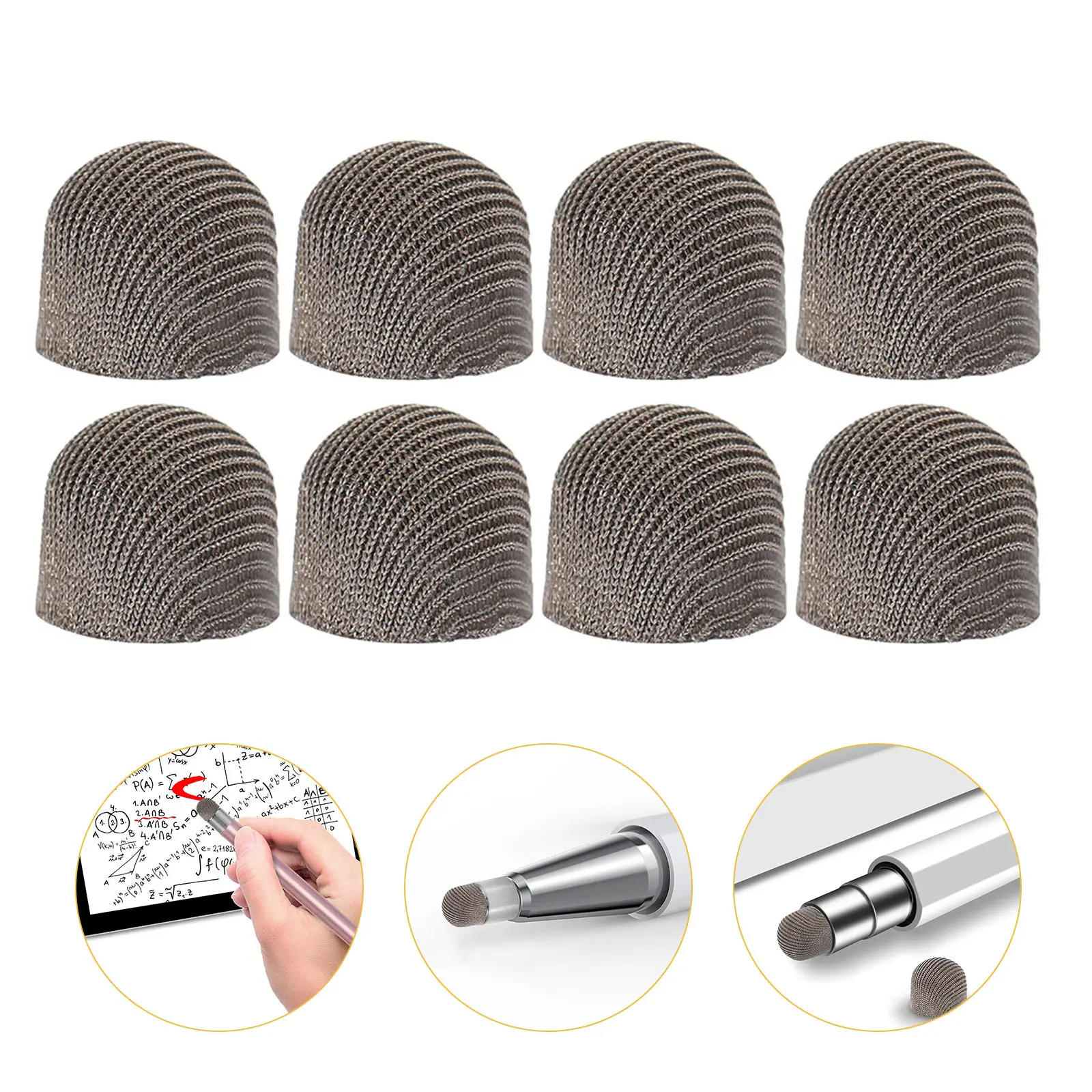 50Pcs Replacement Stylus Tips Conductive Fabric Fine Capacitive Pen Nibs for Touch Screen Mobile Phones Tablets
50Pcs Replacement Stylus Tips Conductive Fabric Fine Capacitive Pen Nibs for Touch Screen Mobile Phones Tablets