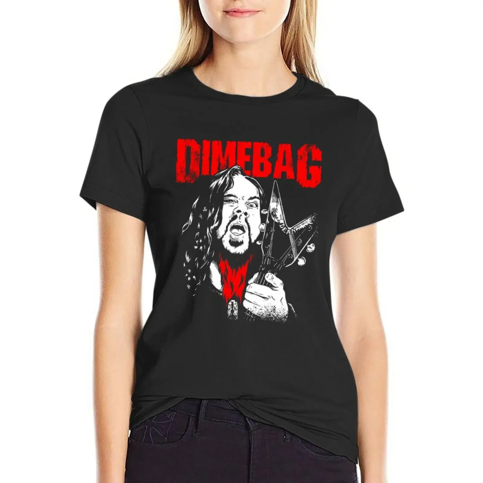 DIMEBAG DARRELL T-shirt summer top kawaii clothes summer clothes graphic t-shirts for Women
DIMEBAG DARRELL T-shirt summer top kawaii clothes summer clothes graphic t-shirts for Women