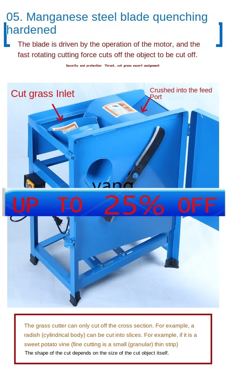 CX crushing dicing guillotine machine dual-purpose feeding chicken, duck, goose, cattle and sheep feed household hogweed small
CX crushing dicing guillotine machine dual-purpose feeding chicken, duck, goose, cattle and sheep feed household hogweed small