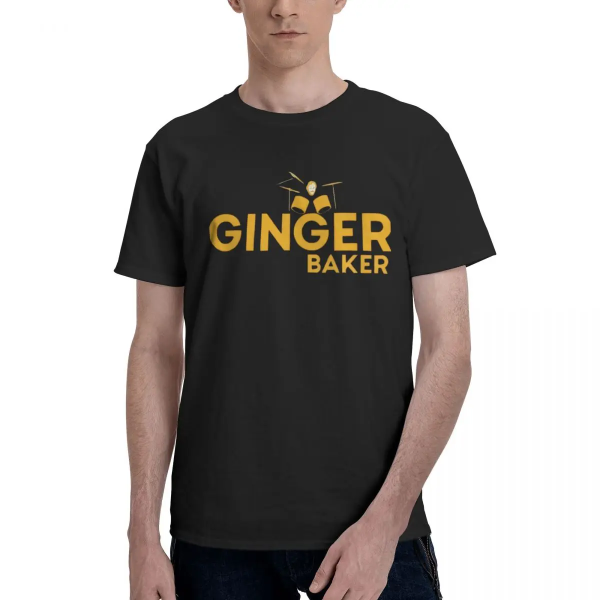 Ginger Baker, 100% хлопок, повседневная дышащая удобная футболка с короткими рукавами, мужская одежда
Ginger Baker, 100% хлопок, повседневная дышащая удобная футболка с короткими рукавами, мужская одежда