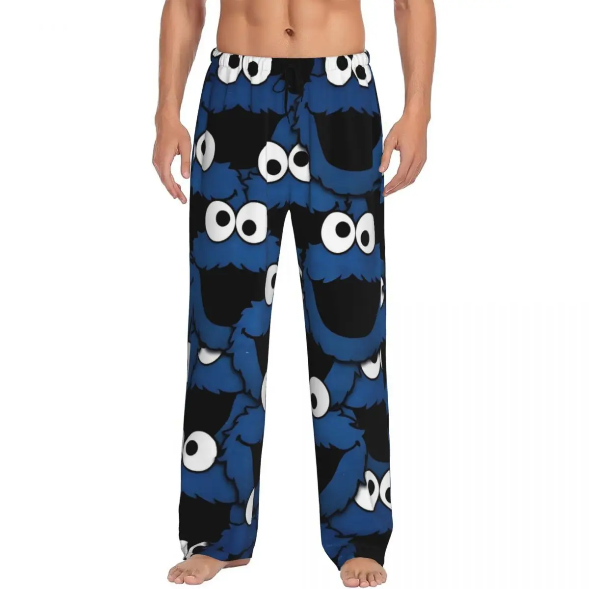 Пижамные штаны Cookie Monster на заказ для мужчин, обучающая детская телевизионная одежда для сна, эластичные штаны для сна с карманами
Пижамные штаны Cookie Monster на заказ для мужчин, обучающая детская телевизионная одежда для сна, эластичные штаны для сна с карманами