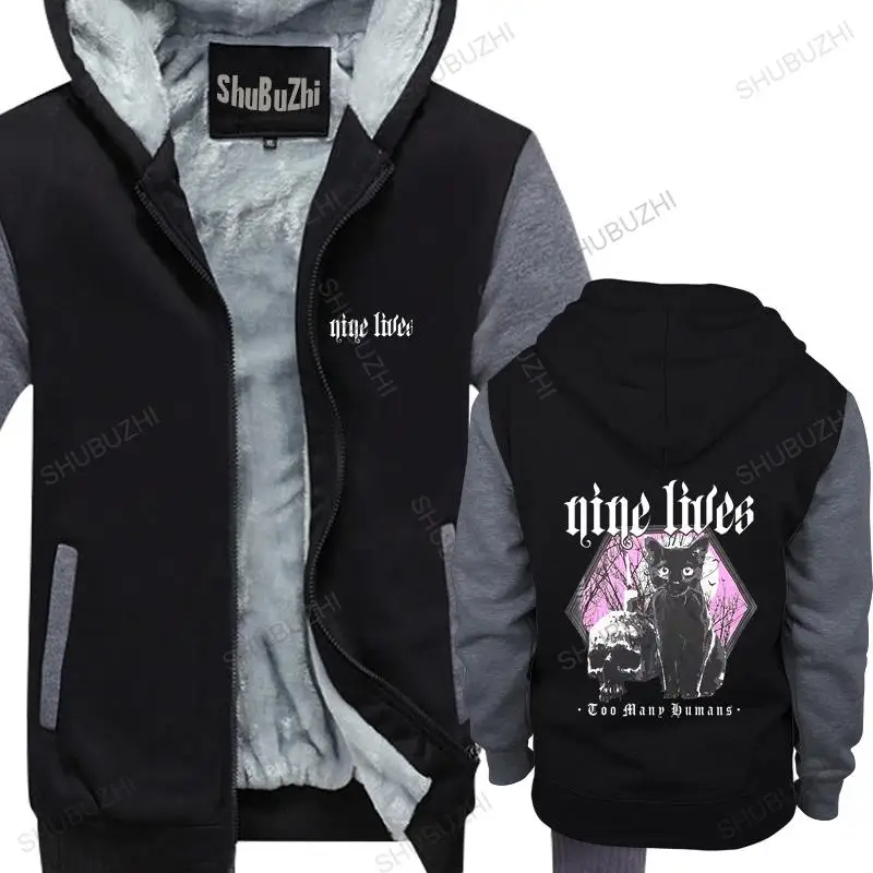 Man black zipper thick hoodies UNSETTLE Harajuku jacket Gothic Funny Print cat unisex Outwear men hoody
Man black zipper thick hoodies UNSETTLE Harajuku jacket Gothic Funny Print cat unisex Outwear men hoody