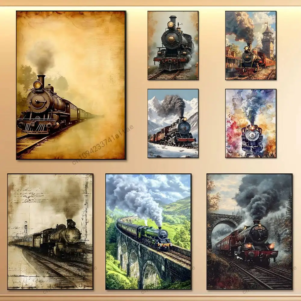 Classic Steam Train Railway Poster Art Sticky Wall Waterproof For Bedroom Game Room Wall Home Decor Gifts
Classic Steam Train Railway Poster Art Sticky Wall Waterproof For Bedroom Game Room Wall Home Decor Gifts