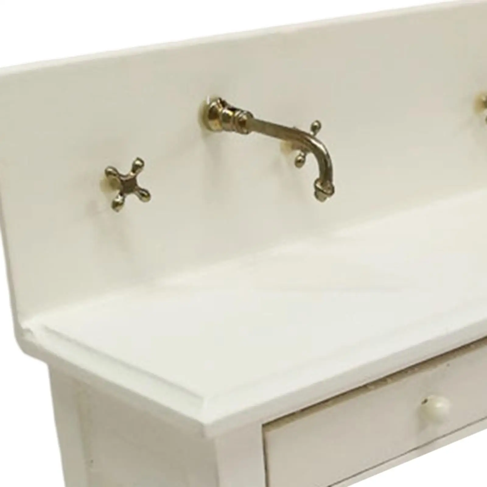 Dollhouse Wash Basin Cabinet Decorative with Faucets Accs with Drawers Simulation Miniature 1/12 Furniture for Bathroom Kitchen
Dollhouse Wash Basin Cabinet Decorative with Faucets Accs with Drawers Simulation Miniature 1/12 Furniture for Bathroom Kitchen