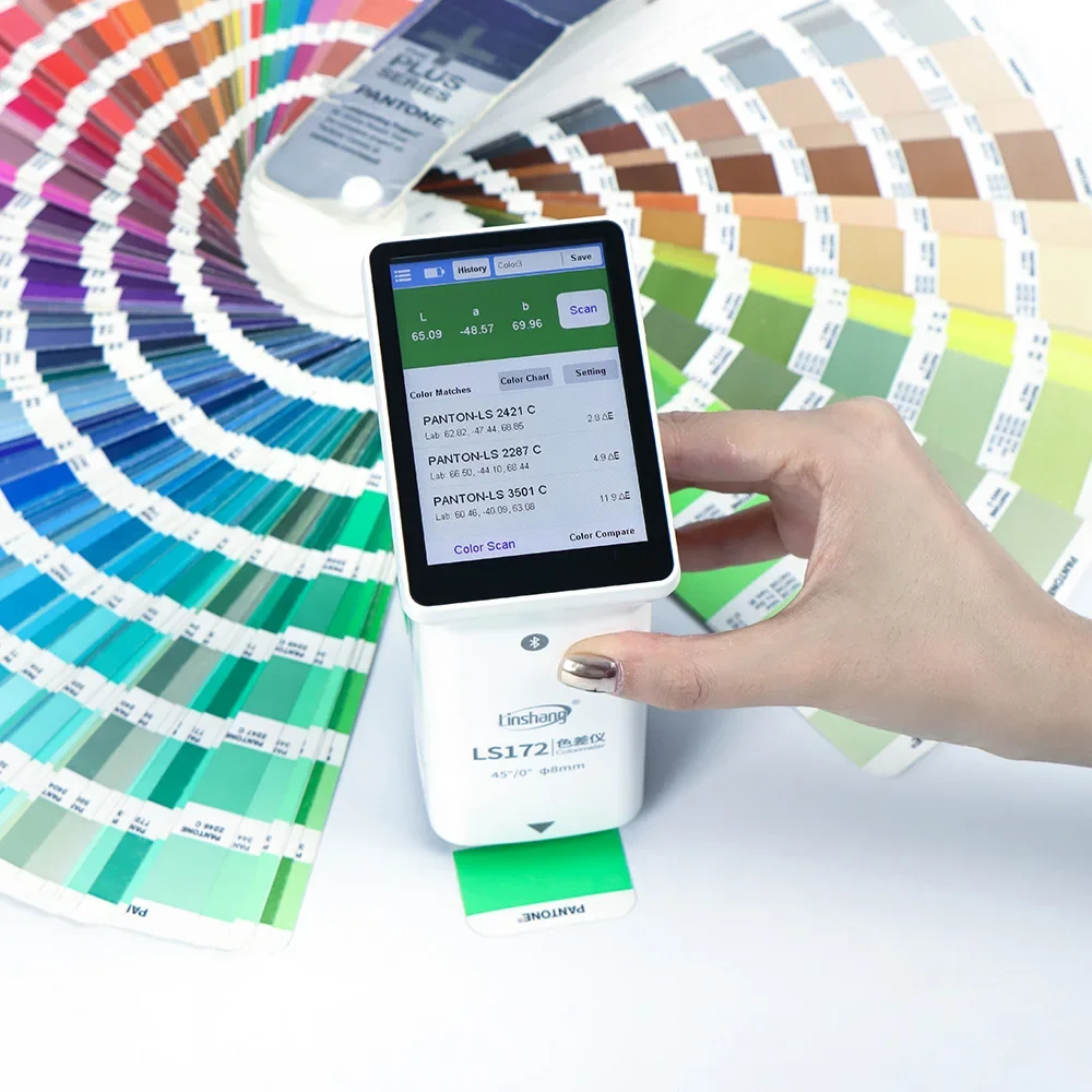 LS172 45/0 Portable Hunterlab Colorimeter Colour Meter Ral Pantone Color Price App Colormeter Digital Lab Colorimeter for Print
LS172 45/0 Portable Hunterlab Colorimeter Colour Meter Ral Pantone Color Price App Colormeter Digital Lab Colorimeter for Print
