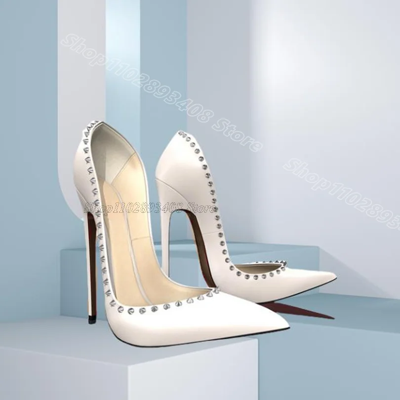 Белые туфли-лодочки на шпильке со стразами и острым носком без шнуровки в британском стиле, повседневная женская обувь для вечеринок, 2025 Zapatos Para Mujere
Белые туфли-лодочки на шпильке со стразами и острым носком без шнуровки в британском стиле, повседневная женская обувь для вечеринок, 2025 Zapatos Para Mujere