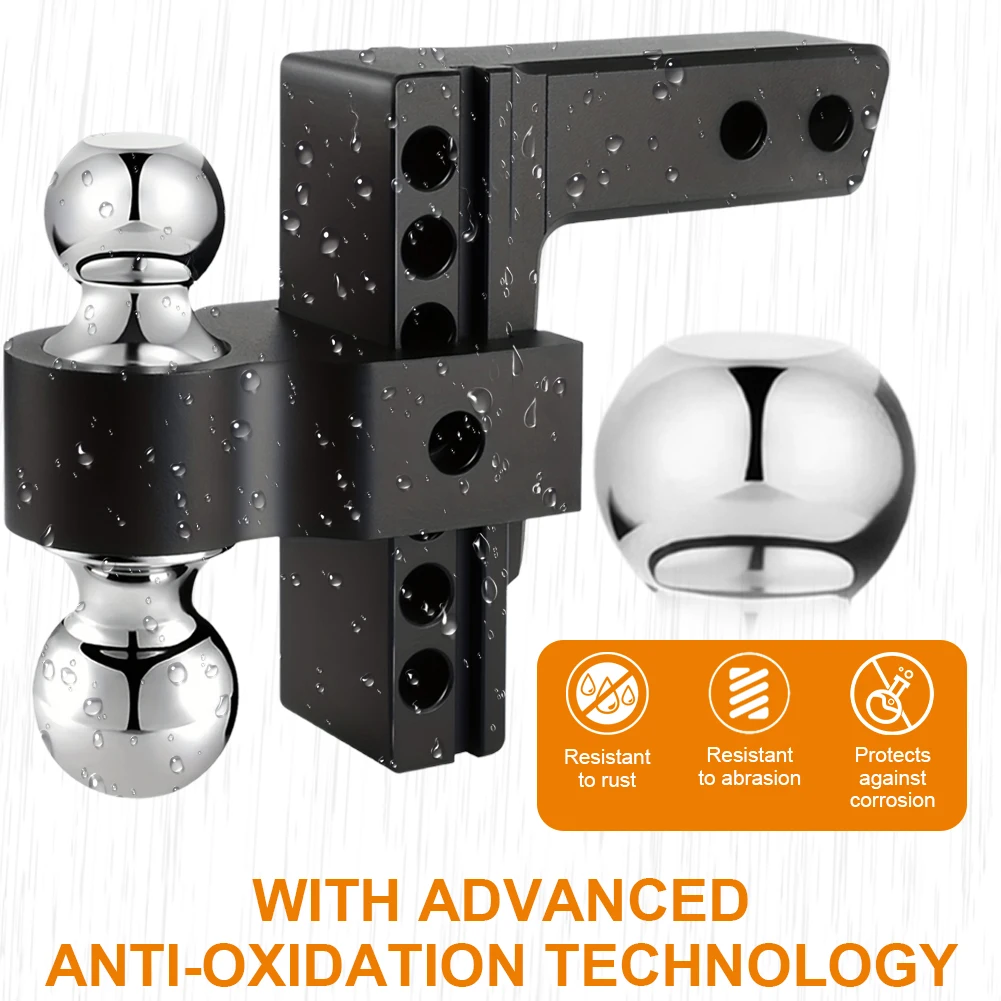 Регулируемое прицепное устройство с подъемом/опусканием на 6 дюймов, двойной шаровой наконечник, для буксировки и хранения, грузоподъемность 12000 фунтов, из алюминиевого сплава, для грузовиков и прицепов
Регулируемое прицепное устройство с подъемом/опусканием на 6 дюймов, двойной шаровой наконечник, для буксировки и хранения, грузоподъемность 12000 фунтов, из алюминиевого сплава, для грузовиков и прицепов