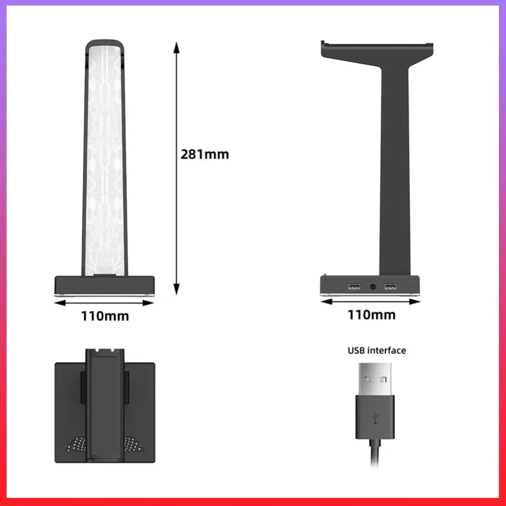 Кронштейн для наушников RGB с 10 световыми эффектами, подставка для гарнитуры, настольный органайзер, вертикальная подставка-держатель для наушников
Кронштейн для наушников RGB с 10 световыми эффектами, подставка для гарнитуры, настольный органайзер, вертикальная подставка-держатель для наушников