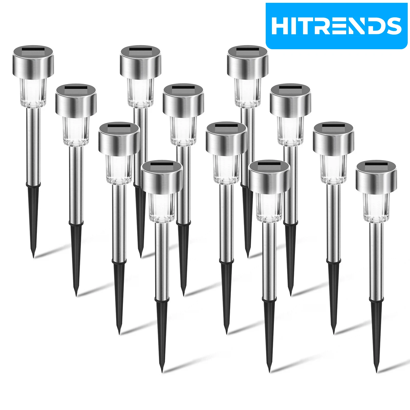 Солнечные светильники HITRENDS, уличные светодиодные фонари для сада, ландшафтное/дорожное освещение, нержавеющая сталь, упаковка 12 шт.
Солнечные светильники HITRENDS, уличные светодиодные фонари для сада, ландшафтное/дорожное освещение, нержавеющая сталь, упаковка 12 шт.