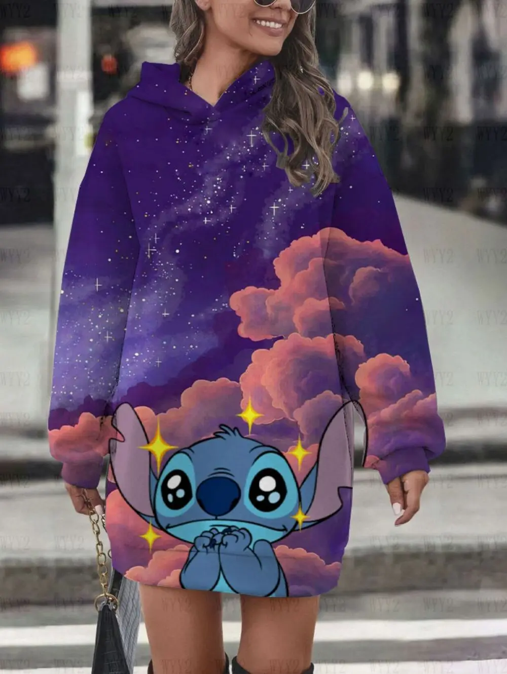 Street Style Clothing New Women's Casual Wear Autumn and Winter Long Sleeve Hoodie Dress Disney's Wonderful Fairies Pattern
Street Style Clothing New Women's Casual Wear Autumn and Winter Long Sleeve Hoodie Dress Disney's Wonderful Fairies Pattern