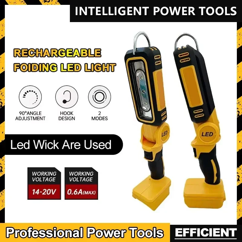 Подходит для DEWALT 20 В, литиевая батарея, 90 градусов, многофункциональный складной рабочий светильник, портативный светильник для кемпинга, аварийный фонарик
Подходит для DEWALT 20 В, литиевая батарея, 90 градусов, многофункциональный складной рабочий светильник, портативный светильник для кемпинга, аварийный фонарик