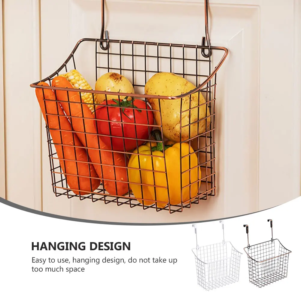 2Pcs Hanging Storage Baskets Iron Material Home ganization Fruits Clothes Laundry Supplies Holder Space Saver
2Pcs Hanging Storage Baskets Iron Material Home ganization Fruits Clothes Laundry Supplies Holder Space Saver